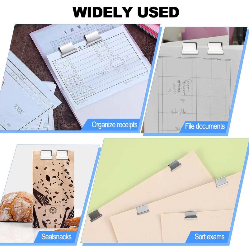 🔥50% OFF✨Portable Binder Clip Stapler - Includes 50 reusable clips