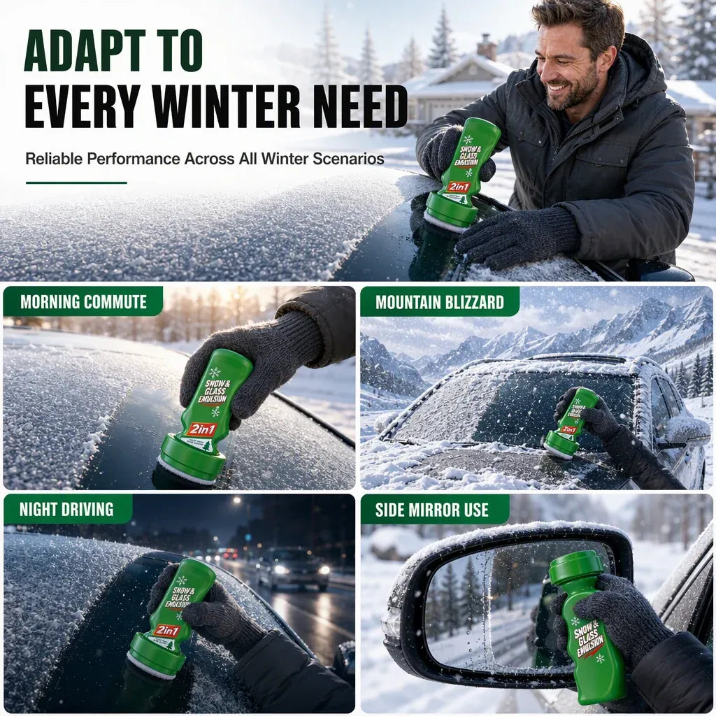 ❤️ Buy 1, Get 1 Free! 🎉 Multifunctional 2-in-1 Car Glass Cleaner (with handle)