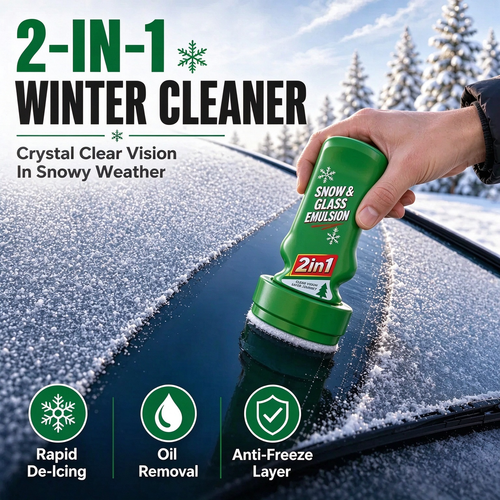 ❤️ Buy 1, Get 1 Free! 🎉 Multifunctional 2-in-1 Car Glass Cleaner (with handle)