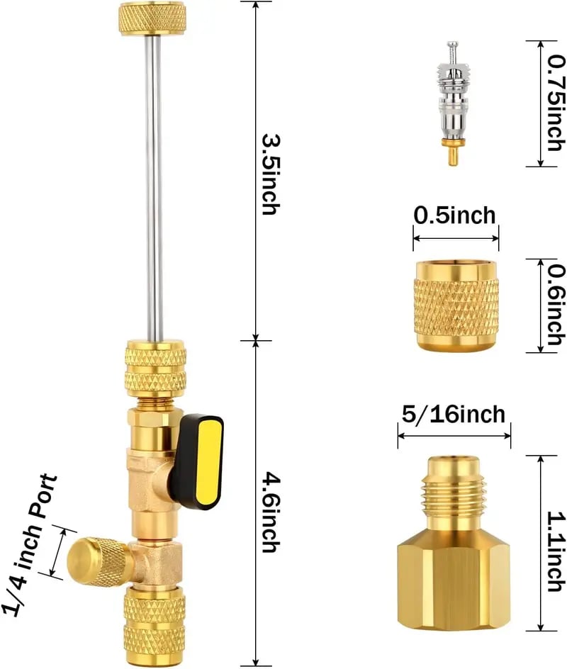 🔥Hot Selling✨Professional Air Conditioner Valve Core Removal and Installation Tool Set