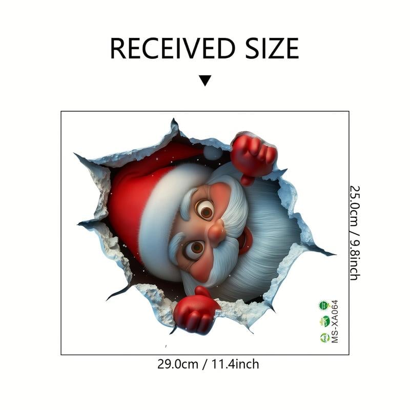 🎄Pre‑Christmas Sale｜Buy One, Get One FREE! Christmas Sale 50% OFF🎅 Creative Christmas Wall Stickers for Home Decoration
