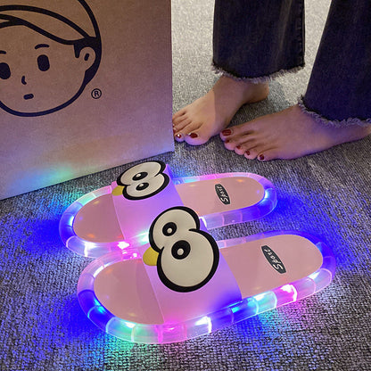 🔥Last Day Sale 50% OFF⏰🩴👀Cute Slippers With Cartoon Motifs That Glow👣🎁