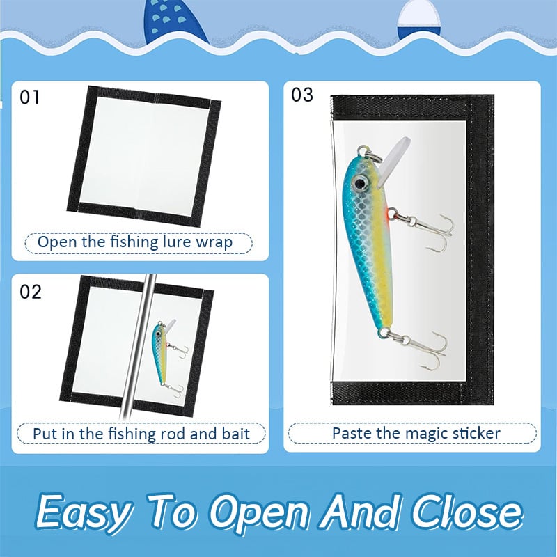 🔥Buy More Save More🎣Clear Fishing Lure Wraps