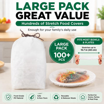 🥗🍉Disposable elastic food lid