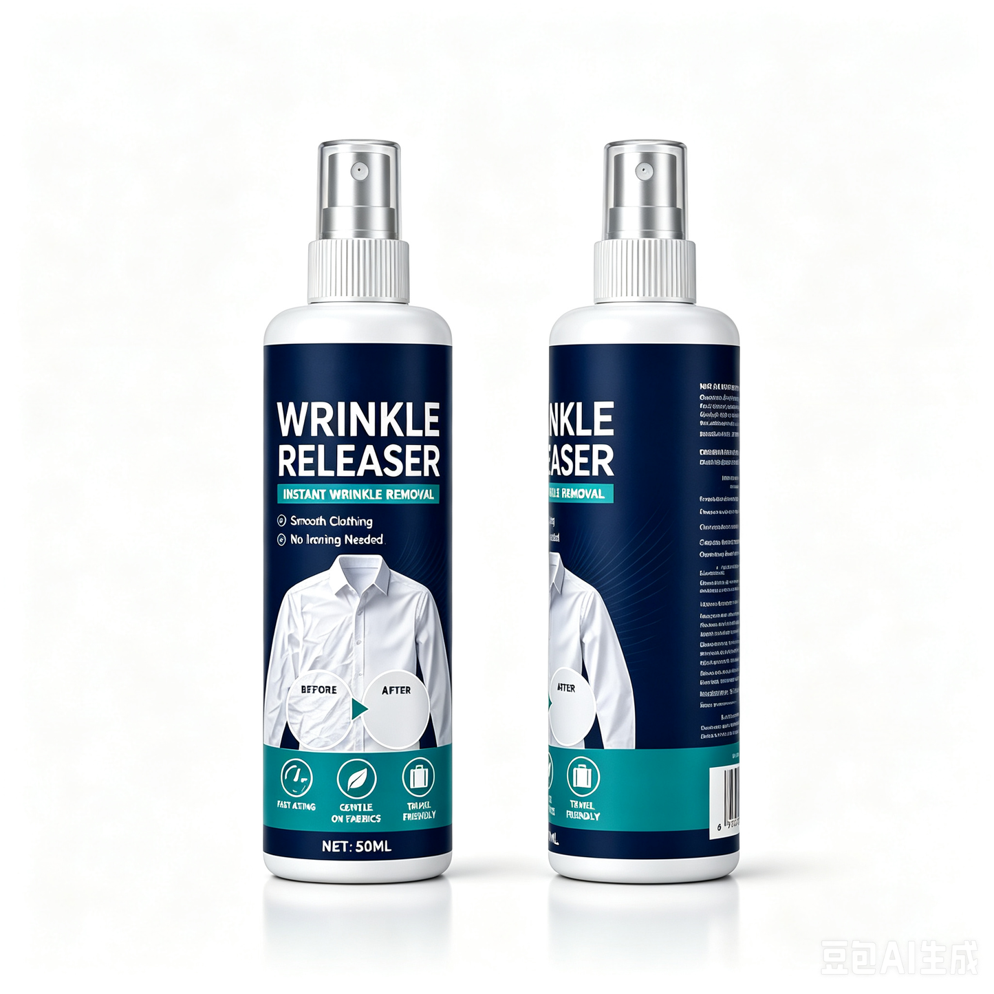 👔 Wrinkle-removing spray for clothes – No ironing required