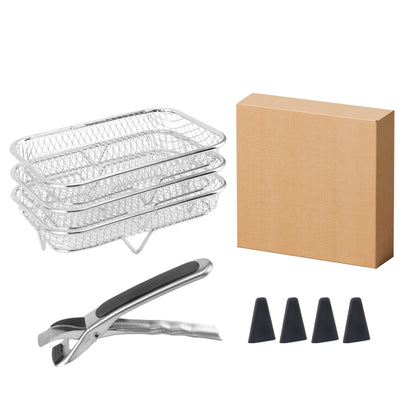 🔥 Half-price offer for the first 50 customers 🔥 Stackable stainless steel air fryer rack