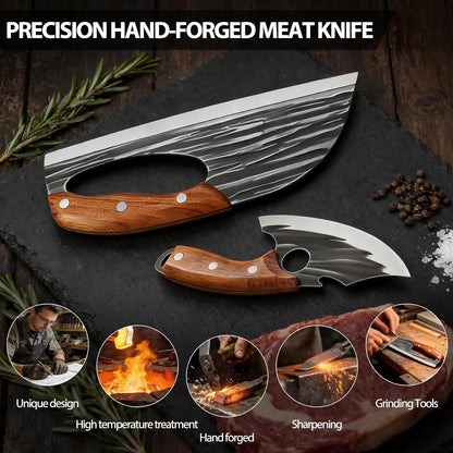🔥Limited-time 50% off✨Hand-Forged Kitchen Knife Set