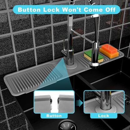 🔥 BUY 3 GET 2 FREE💧Silicone Sink Faucet Draining Mat