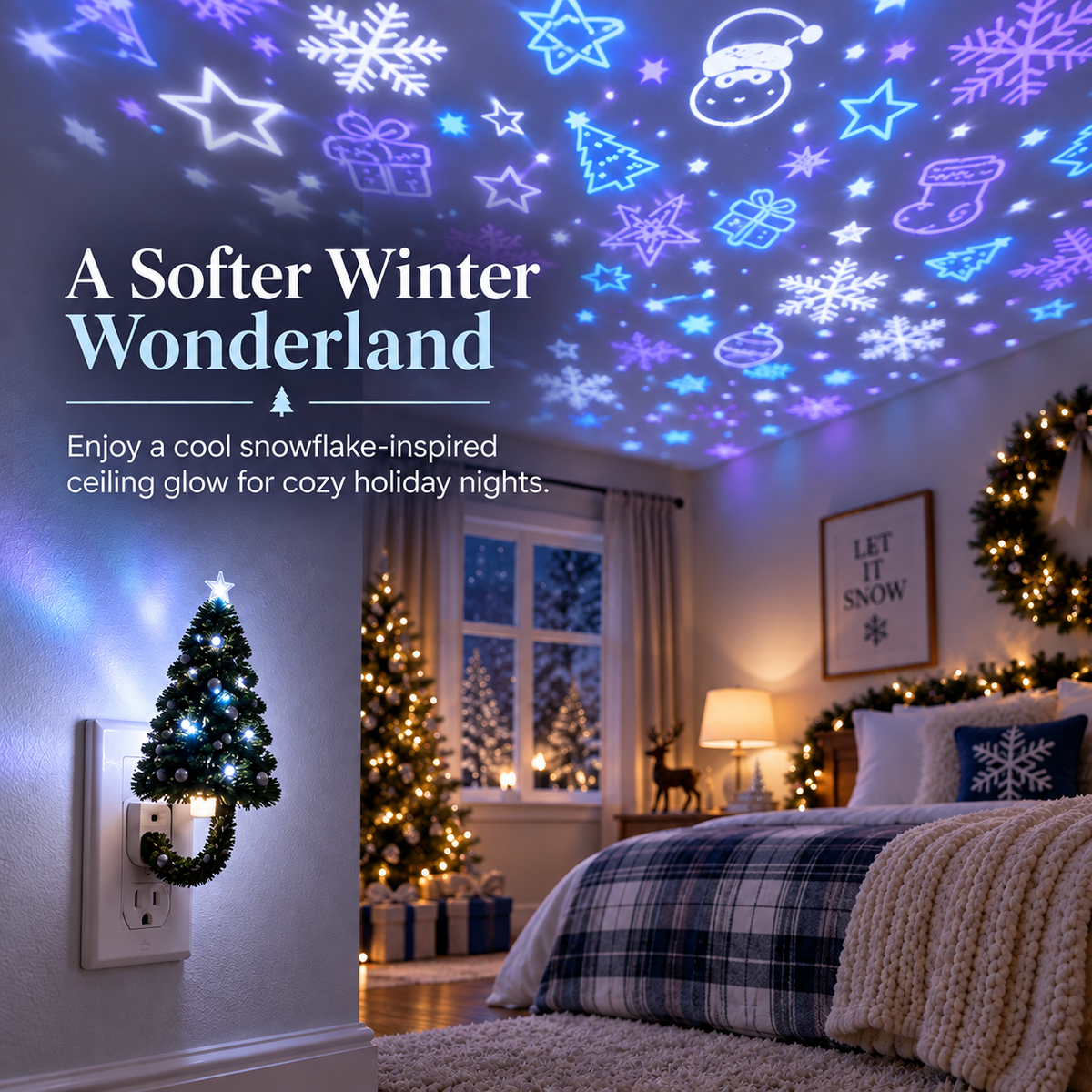 🎄50%OFF🎄 Christmas Tree Projector Night Light Christmas projection light