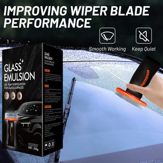 ✨️TODAY ONLY⚡Buy One Get One Free🔥🚗 Handheld Car Glass Oil Film Remover – Remove Stubborn Windshield Stains Easily