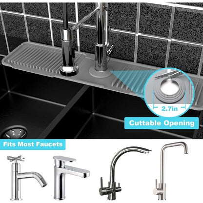 🔥 BUY 3 GET 2 FREE💧Silicone Sink Faucet Draining Mat