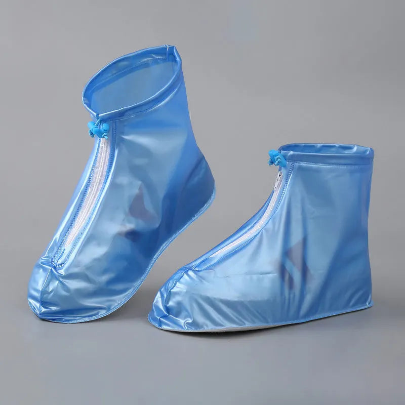 🌦️Waterproof Shoe Covers with Zipper & Adjustable Drawstring