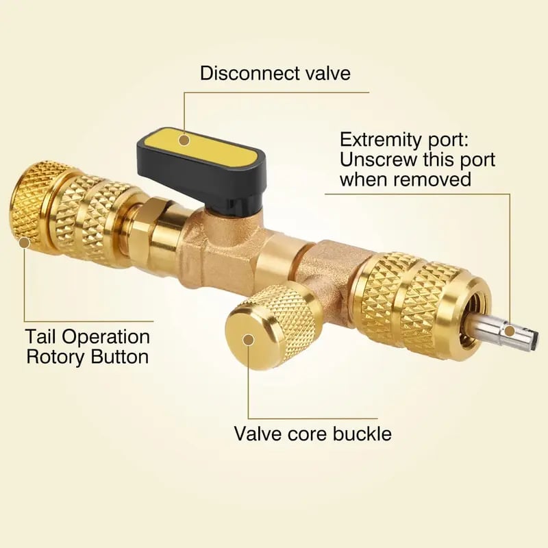 🔥Hot Selling✨Professional Air Conditioner Valve Core Removal and Installation Tool Set