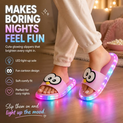 🔥Last Day Sale 50% OFF⏰🩴👀Cute Slippers With Cartoon Motifs That Glow👣🎁