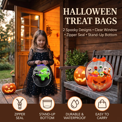 🎃 2026 Halloween Early Deal! 🎉Halloween Goodie Bags 🧡 Pumpkin & Cauldron Treat Bags
