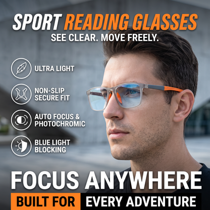 👓Buy 1 Free 1🔥 Photochromic Reading Glasses Smart Zoom Progressive Multifocal Lenses