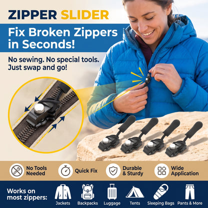 15-Piece Zipper Rescue Kit 🔧Universal Repair Set with 3 Convenient Sizes