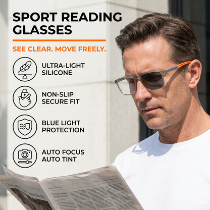 👓Buy 1 Free 1🔥 Photochromic Reading Glasses Smart Zoom Progressive Multifocal Lenses