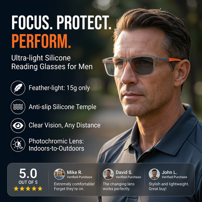 👓Buy 1 Free 1🔥 Photochromic Reading Glasses Smart Zoom Progressive Multifocal Lenses