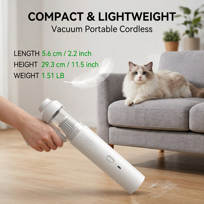 ✨4-in-1 Mini Car Portable Cordless Handheld Vacuum Cleaner