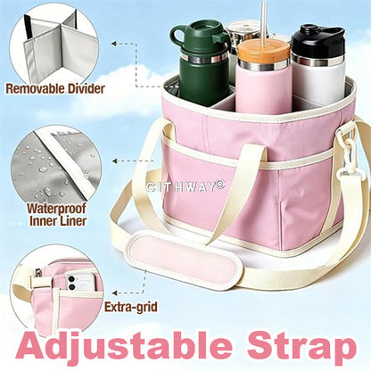 Cithway® 4-grid Insulated Drink Bottle Carrier Bag