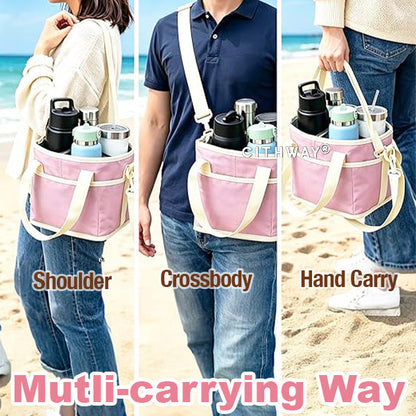 Cithway® 4-grid Insulated Drink Bottle Carrier Bag