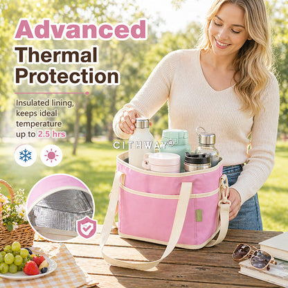 Cithway® 4-grid Insulated Drink Bottle Carrier Bag