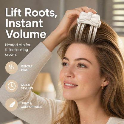 📢📢50% OFF !! ⏰Draadloze verwarmde volumeclip voor de haaraanzet - Stylingtool voor volume in de salon, speciaal voor fijn, futloos haar