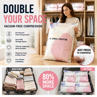 🔥2026 Hot Sale🔥No-Pump Large Vacuum Storage Compression Bags