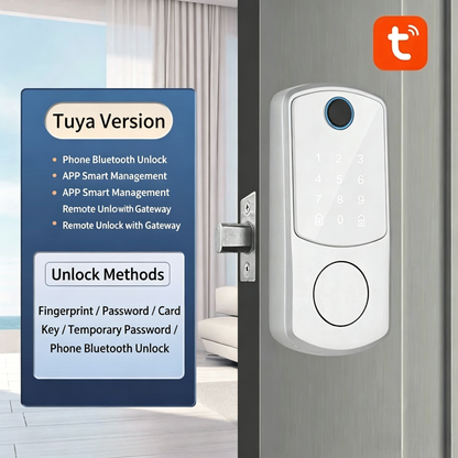 🔥First 100 orders get 50% OFF!🔥Automatic Fingerprint Smart Lock with Cat Eye Capture, Password Spherical Auxiliary Door Lock