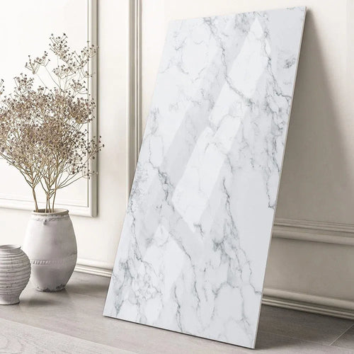 ⚡ 50% OFF🔪🏠 Self-Adhesive Marble Wall Panel – Waterproof & Scratch Resistant
