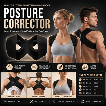 🔥50%OFF🔥Posture Corrector Shoulder Brace – Open Shoulders, Stand Taller & Feel Confident