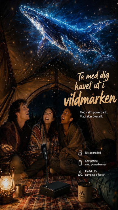 🌌 50 % RABATT NU! 💫 USB-lampa med stjärnhimmelprojektion – 13 utbytbara filmskivor & flexibel hals – perfekt för sovrummet ✨