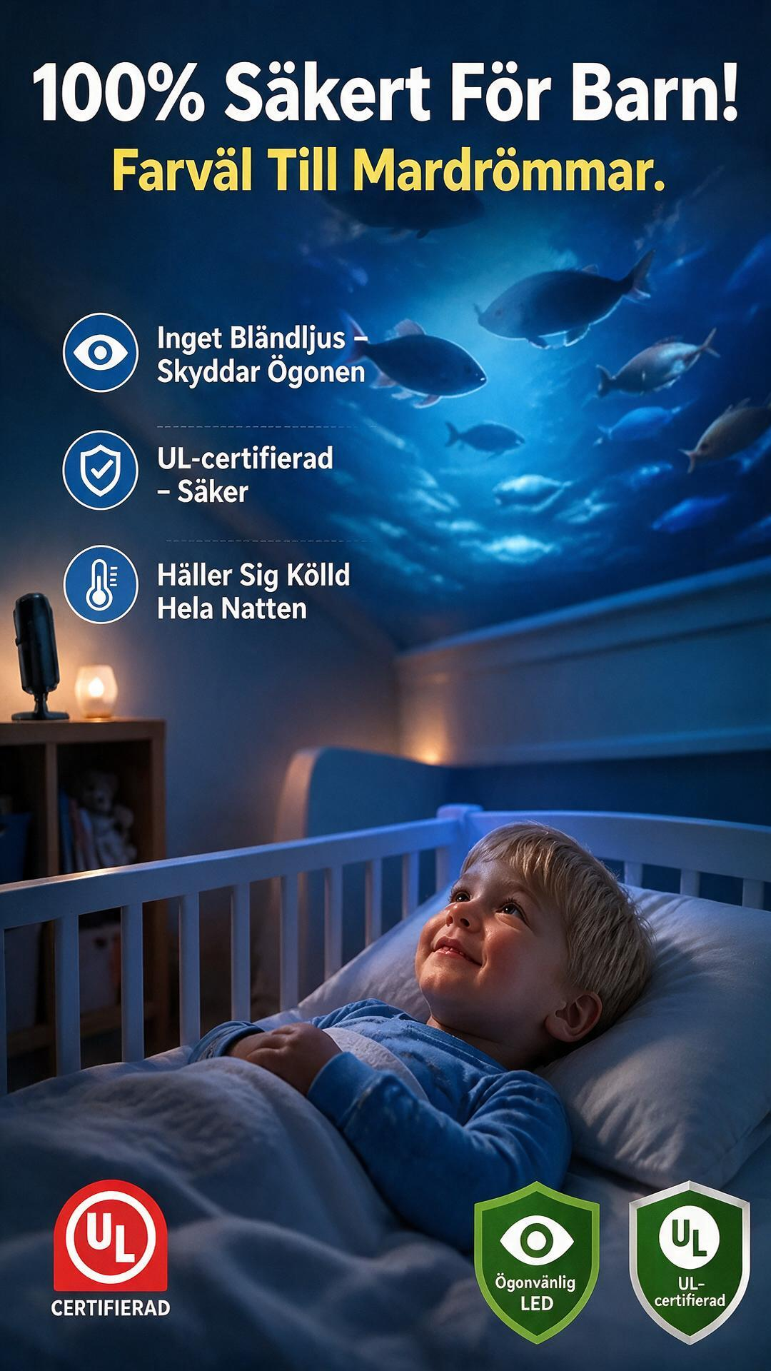 🌌 50 % RABATT NU! 💫 USB-lampa med stjärnhimmelprojektion – 13 utbytbara filmskivor & flexibel hals – perfekt för sovrummet ✨