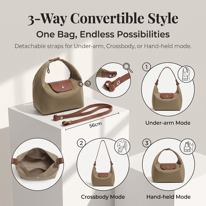 💥New Arrival💥3-in-1 Travel Bag: Crossbody, Shoulder, Clutch in One