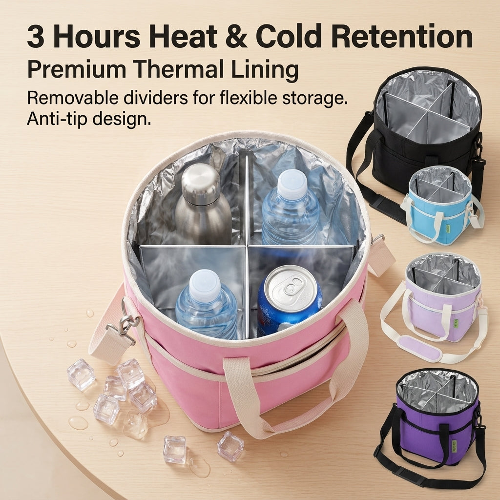50%OFF🔥 4-grid Insulated Drink Bottle Carrier Bag