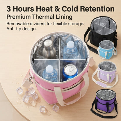 50%OFF🔥 4-grid Insulated Drink Bottle Carrier Bag