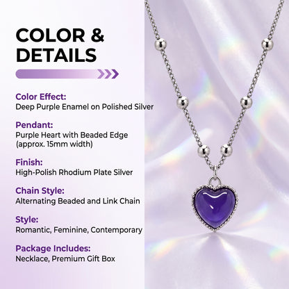 ❤️Temperature-Sensitive Color-Changing Heart Necklace for Women