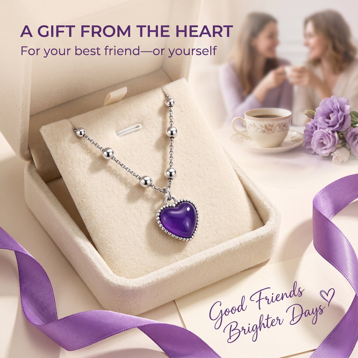 ❤️Temperature-Sensitive Color-Changing Heart Necklace for Women