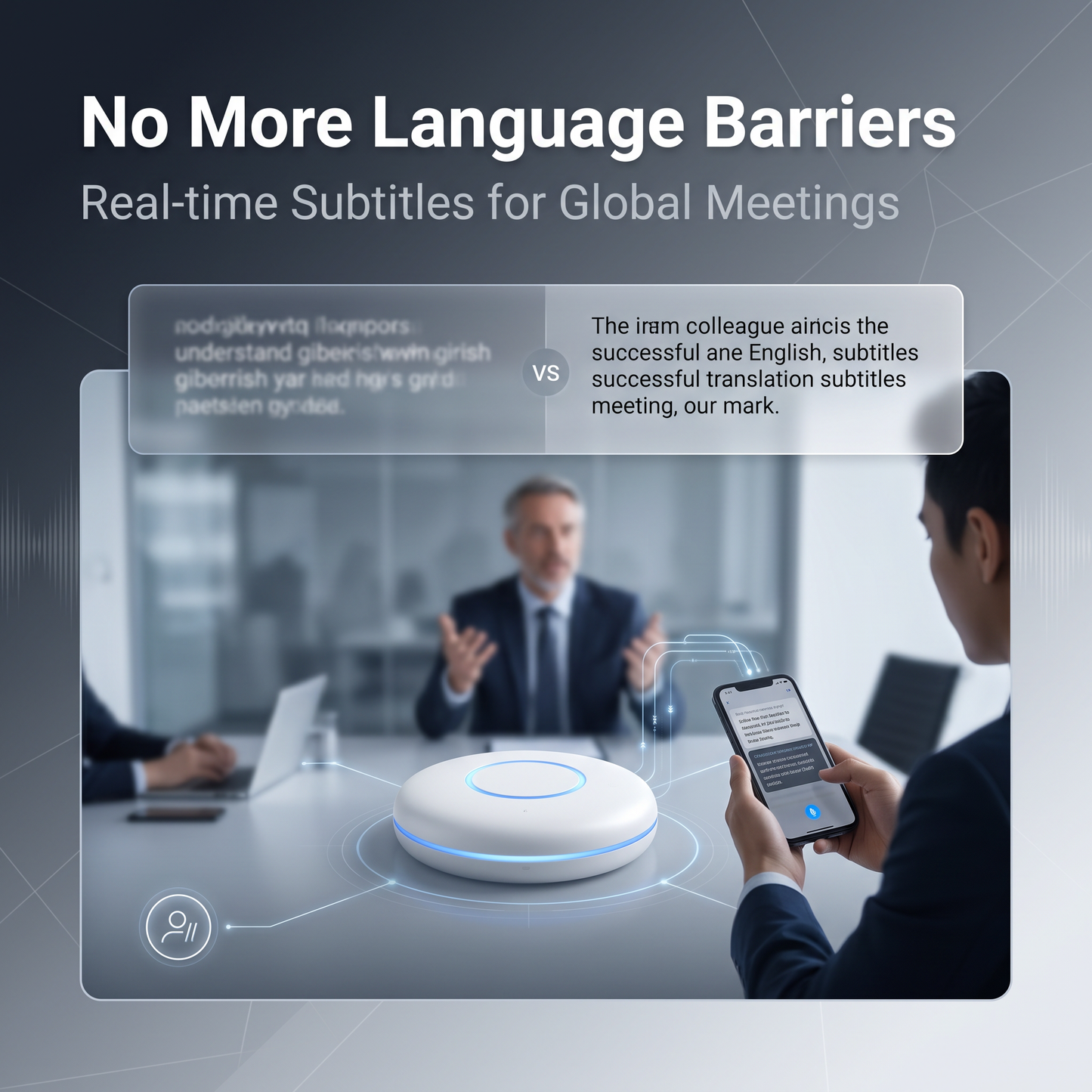 💥Free shipping💥Back clip magnetic real-time intelligent translator