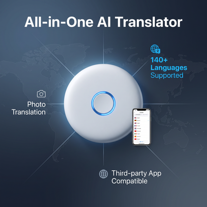 💥Free shipping💥Back clip magnetic real-time intelligent translator