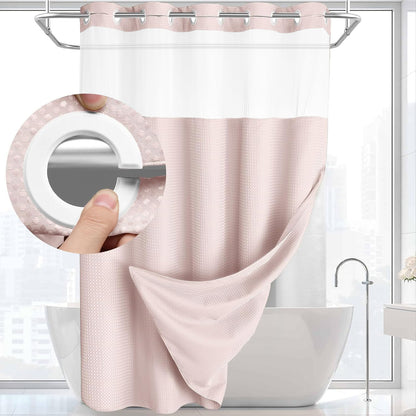 🔥50%OFF💥No-Hook Shower Curtain