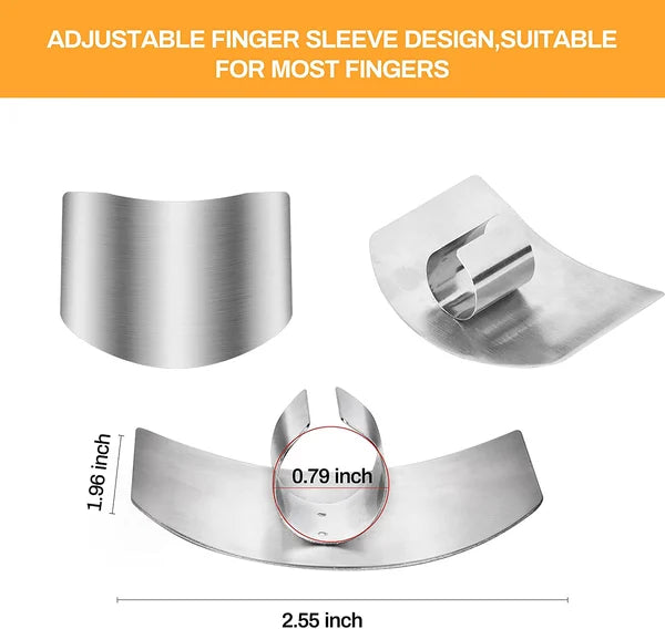 🔥Buy 3 Get 2 Free🔥Stainless Steel Finger Guard For Safe Cutting