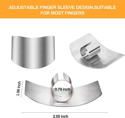 🔥Buy 3 Get 2 Free🔥Stainless Steel Finger Guard For Safe Cutting