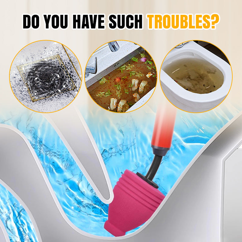 🥳2026 HOT SALE🥳Flash Sale 50% Off! Household Drain Blaster🚽 💰✨