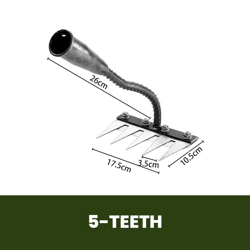 🌿 50% OFF NOW! 🧤 5/6/7/8 Weed Rakes with Carbon Steel Garden Tines – Durable, Ergonomic Grip & Efficient Weeding 🌱