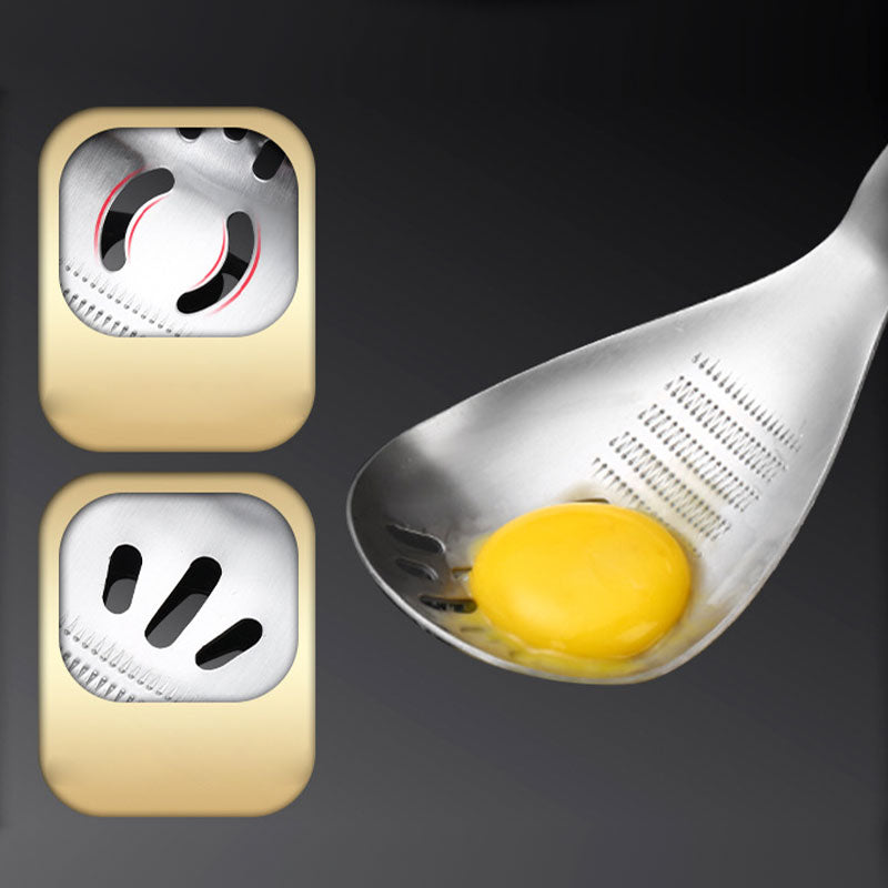 🔥Today Only 50% OFF 5‑in‑1 Stainless Steel Multi‑Purpose Kitchen Spoon: Drain, Grind, Scoop & Bottle Opener 🧑‍🦳💪