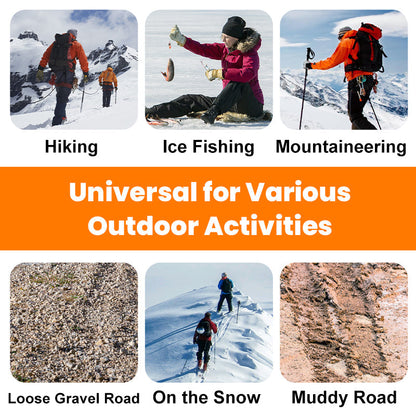 ⏳🔥LIMITED-TIME 50% OFF! ⏰Anti-Slip Crampons for Outdoor Shoes & Boots