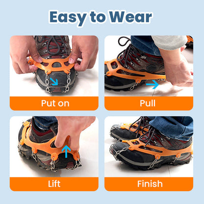 ⏳🔥LIMITED-TIME 50% OFF! ⏰Anti-Slip Crampons for Outdoor Shoes & Boots