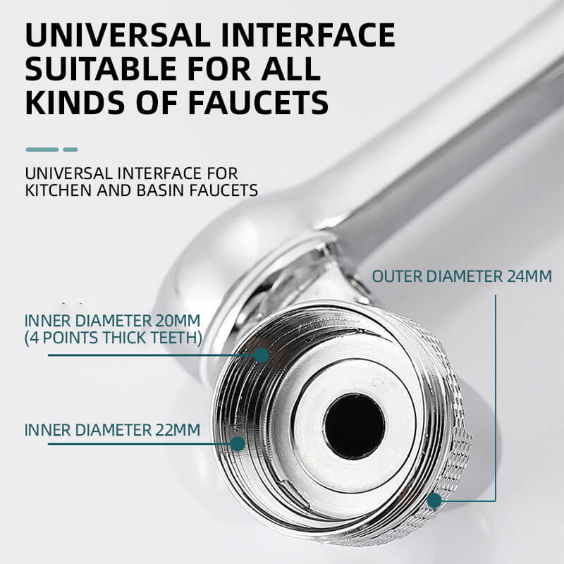 💥LIMITED-TIME 50% OFF!🔥Multifunctional Universal Splash-proof Foaming Splash Filter Extension Faucet